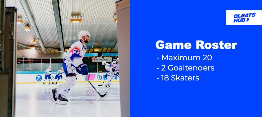 Players On Ice Rink
