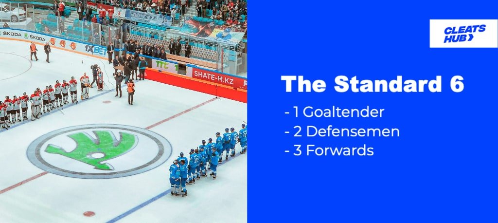 Players On Ice Rink
