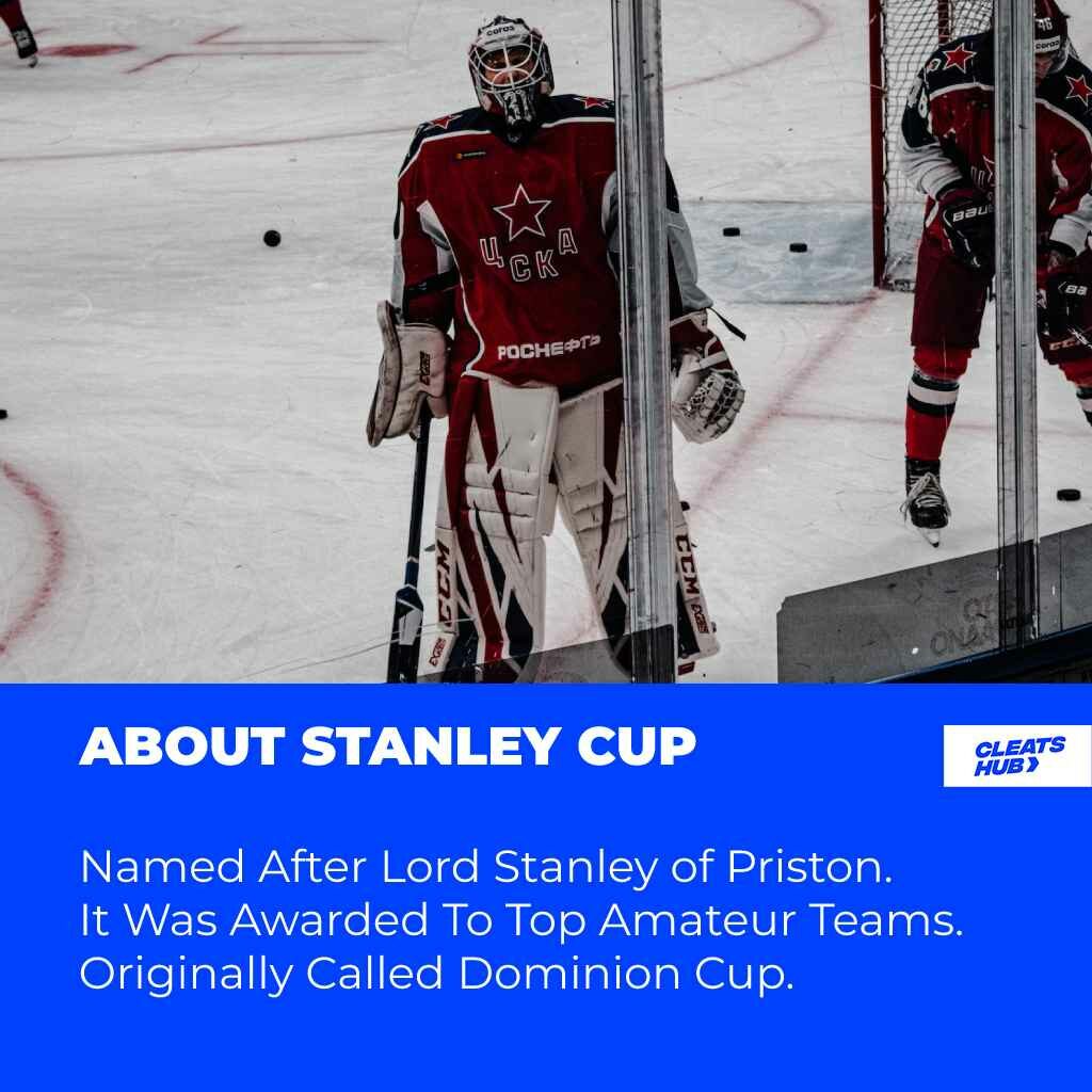 About the Stanley Cup