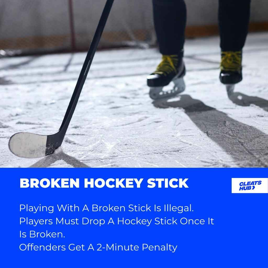Broken Hockey Stick