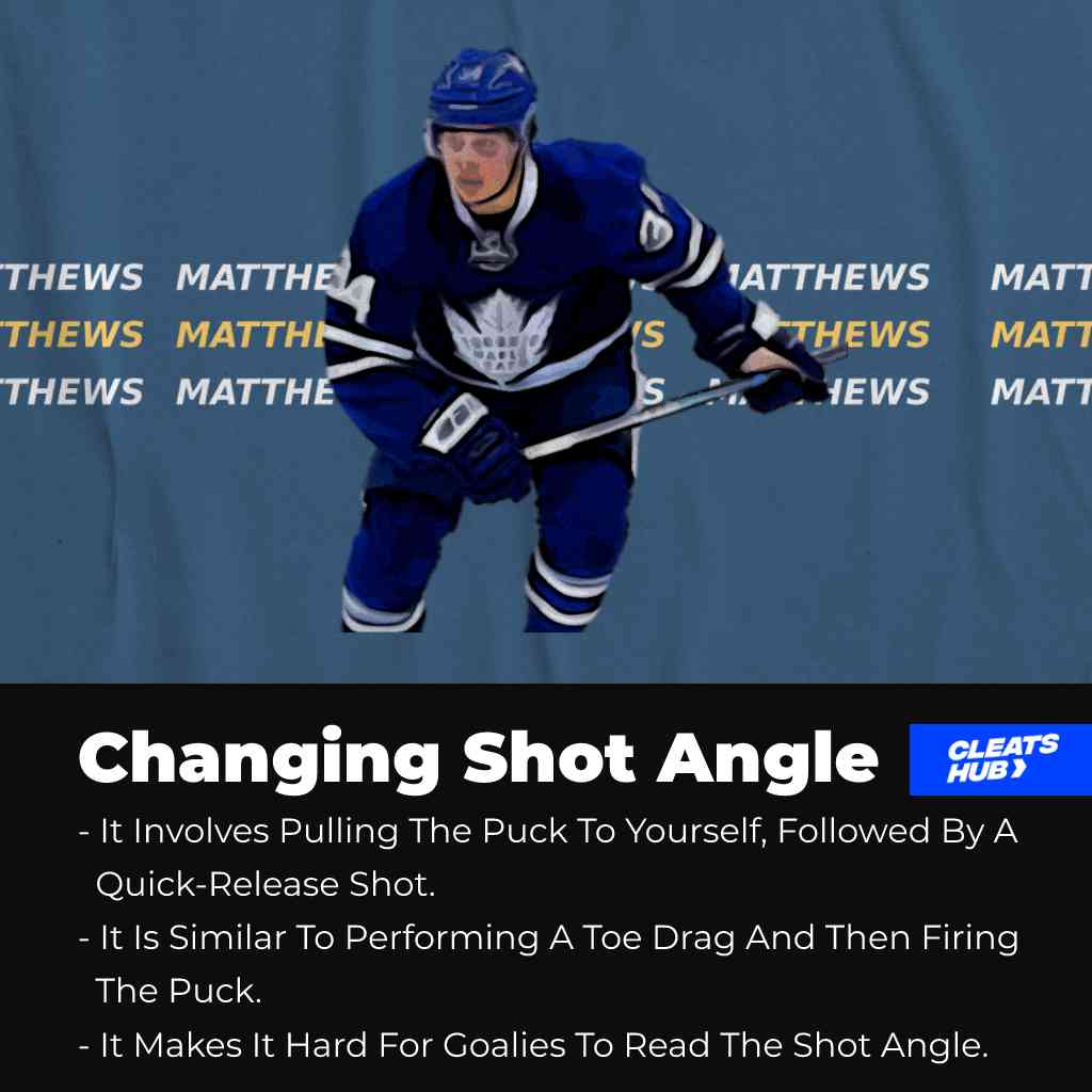 Changing shot angle