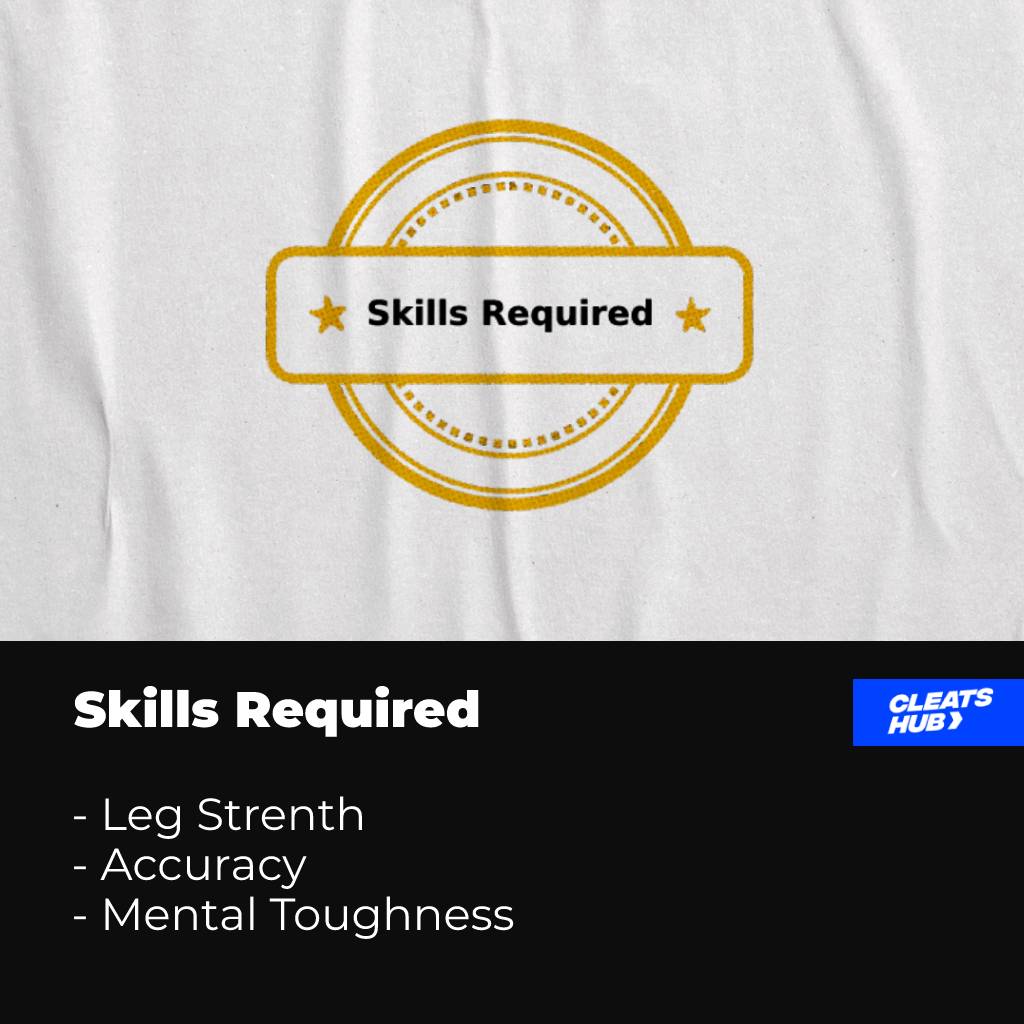 Skills Required to play a Kicker