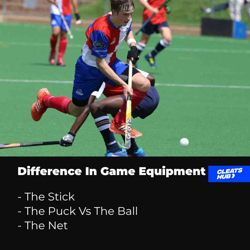 Difference in game equipment