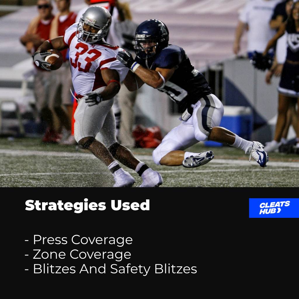 Strategies used by the secondary in football