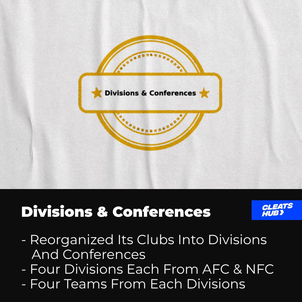 The NFL's Divisions and Conferences